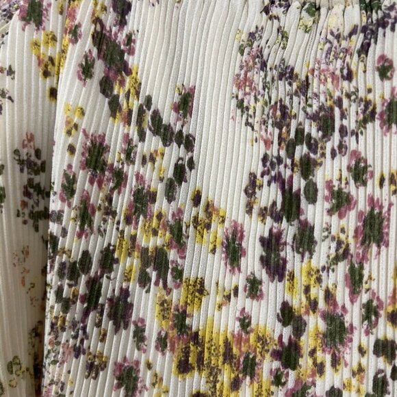 Aritzia Wilfred Talence Off the Shoulder blouse top XS floral boho cottagecore - Picture 4 of 9